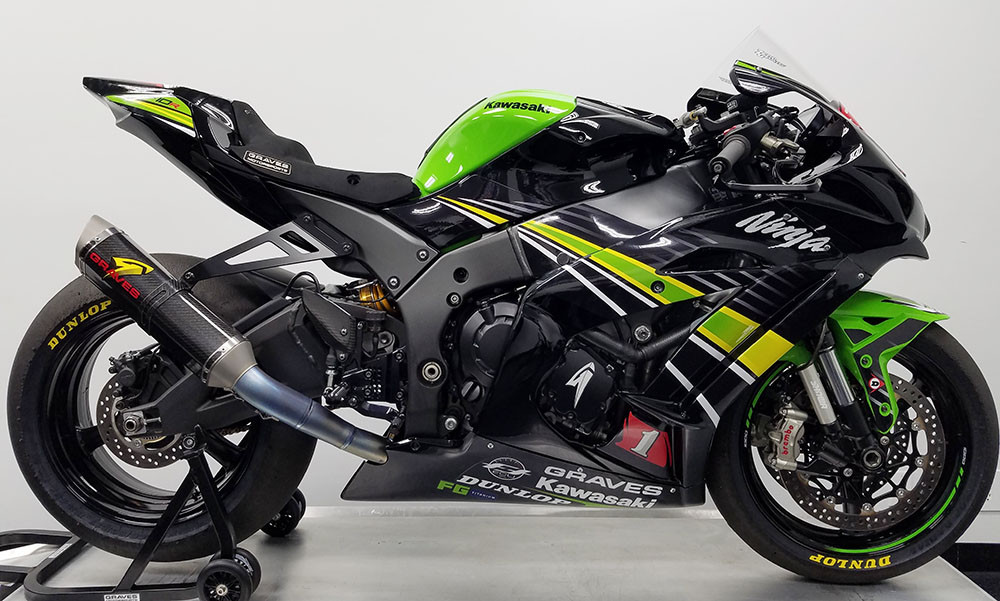 Graves Motorsports WORKS2 Carbon Full Exhaust - Kawasaki ZX 